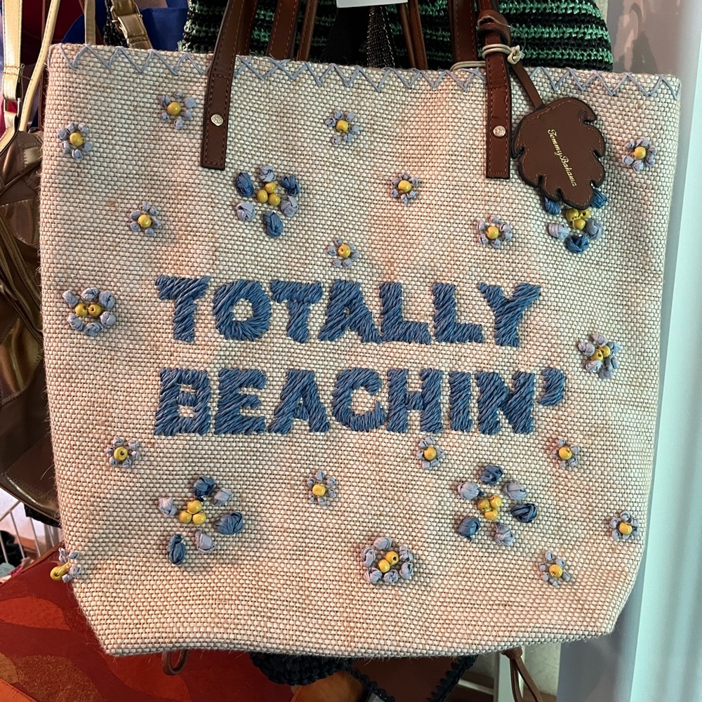 Tommy Bahama Totally Beachin Tote Bag New